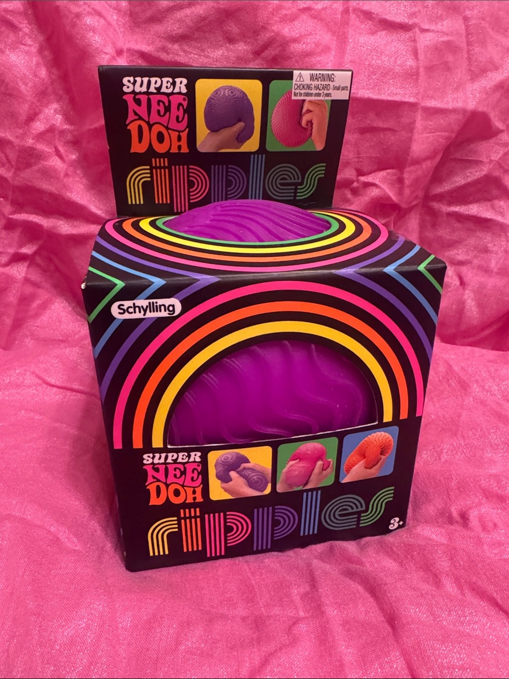Super NeeDoh Ripples Sensory Ball - Purple